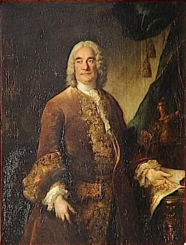 Louis Tocque Portrait of Charles Francois Paul Le Normant de Tournehem Spain oil painting art